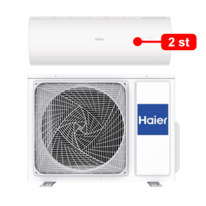 Haier Pearl Multi-split 2x binnenunit 2,5 kW + 1x buitenunit 5,0 kW R32 incl. IR afstandsbediening en Wifi