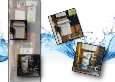 Compacte waterontharder in meterkast